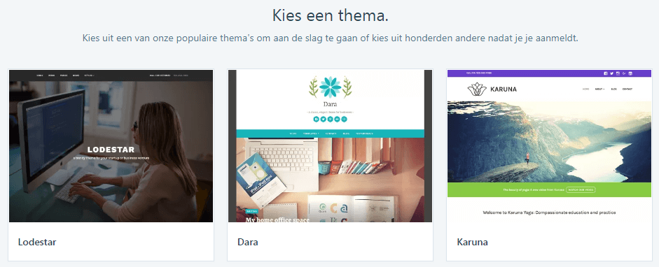 WordPress thema kiezen