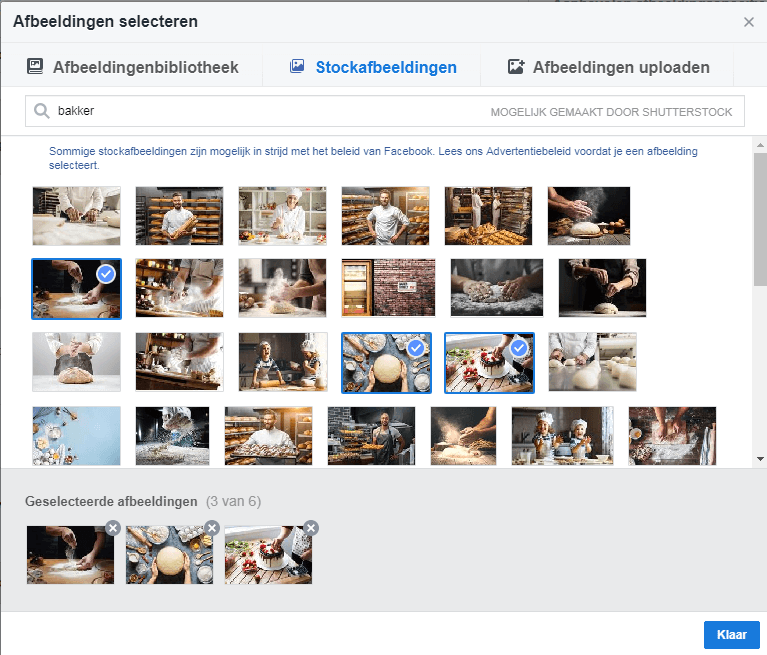 Facebook advertentie afbeelding