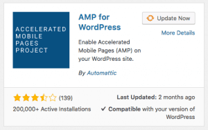 AMP voor WordPress