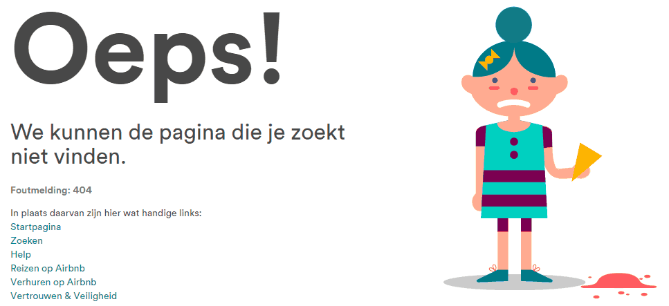 airbnb http error 404 pagina