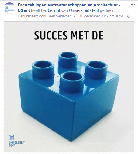 facebook marketing tips wees positief