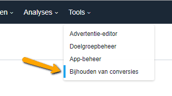 Twitter bijhouden van conversies