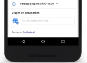 Google Mijnbusiness vragen beantwoorden