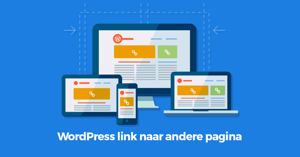WordPress link naar andere pagina