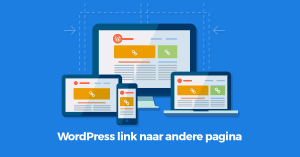 WordPress link naar andere pagina