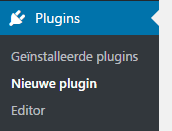 Nieuwe WordPress-plugin